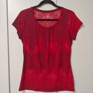 Like New Worthington Short Sleeve Scoopneck Top